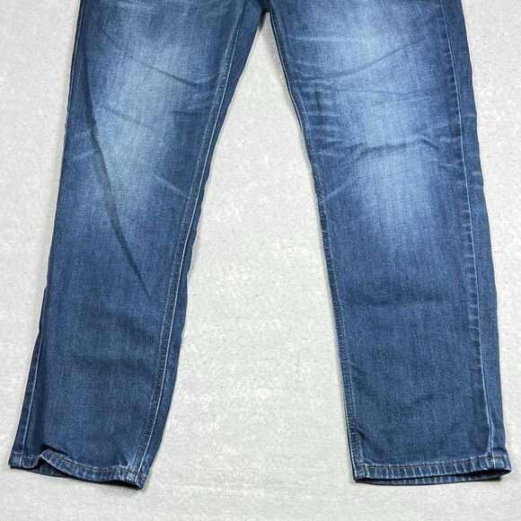Levis 541 Jeans Mens 36 Blue Denim Tapered Leg Athletic Fit Stretch Pockets - Picture 4 of 15